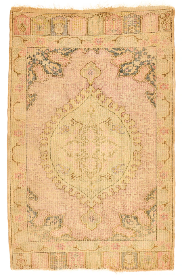 Central Anatolian Turkish Kayseri Rug 2'11"x1'10"