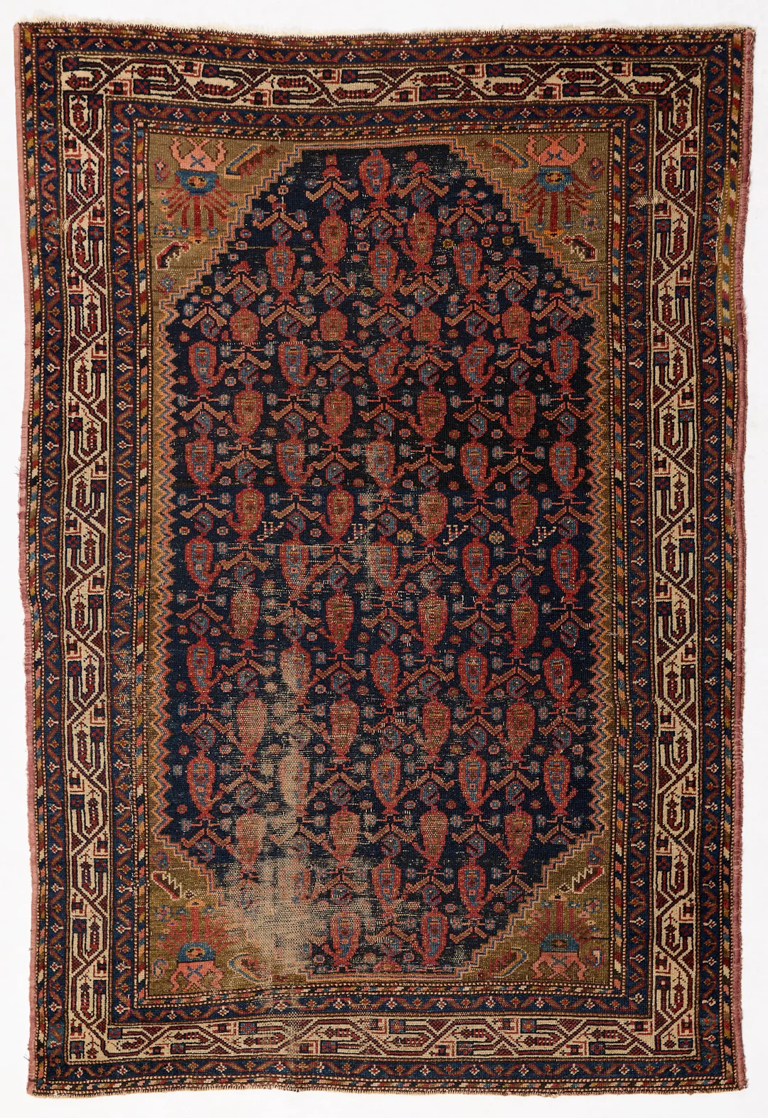 Early 20th c. Persian Malayer Rug 6'3"x4'3"