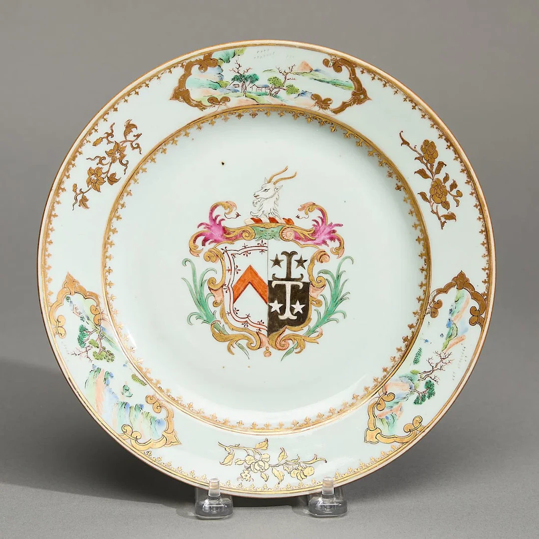 Chinese Export Porcelain Plate - Fleming/Coleman