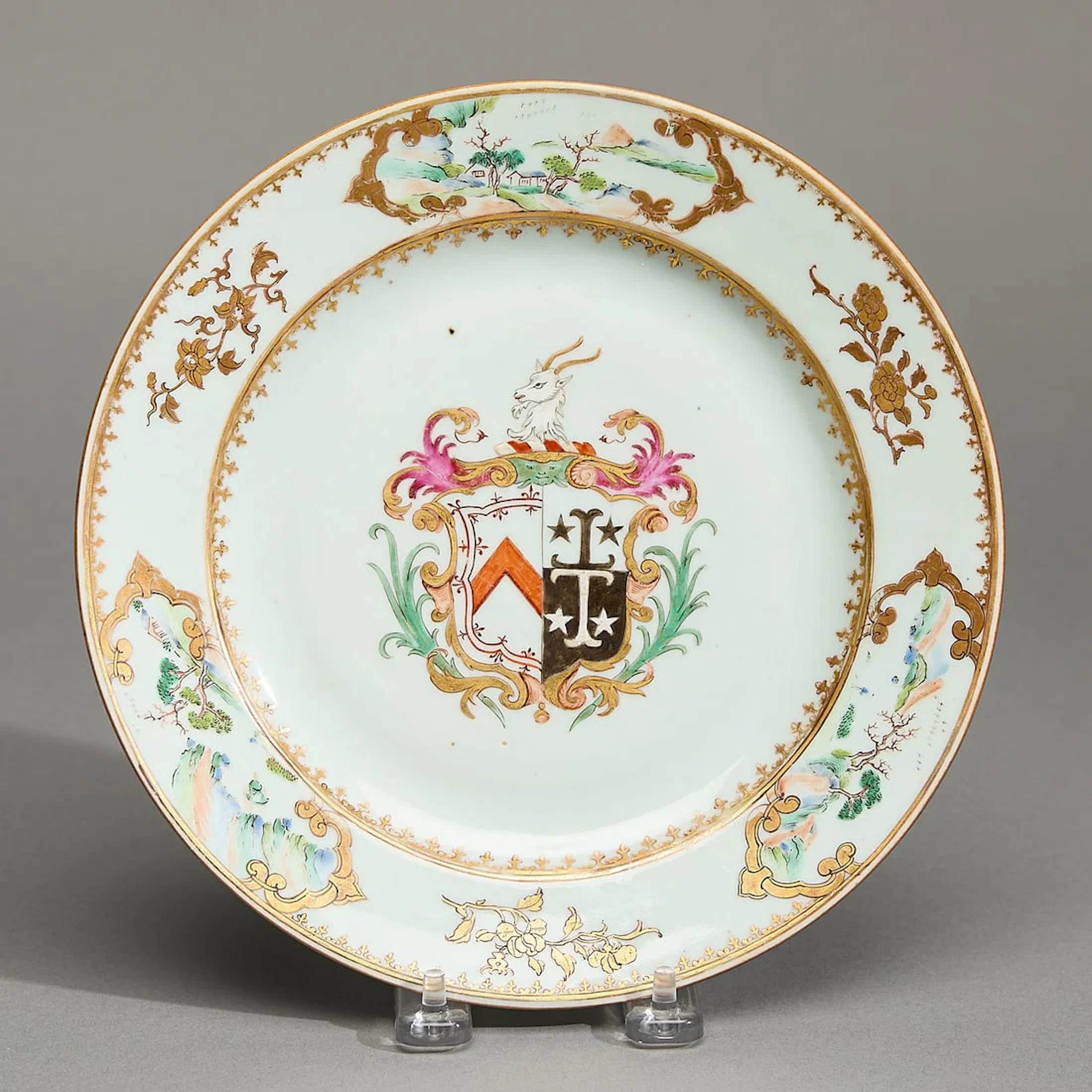 Chinese Export Porcelain Plate - Fleming/Coleman