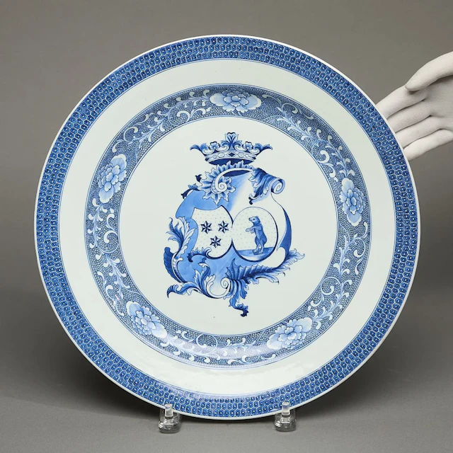 Export French Market Armorial Charger