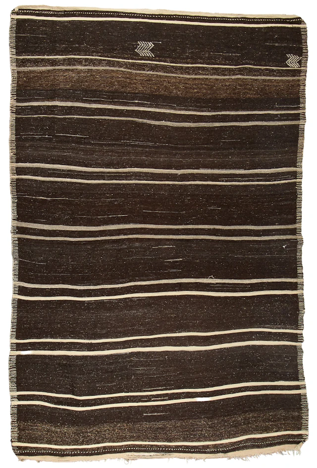 20th c. Turkish Kilim Flatweave Rug 10'10"x7'7"
