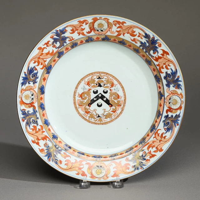 Early Chinese Imari Armorial Charger - Walker