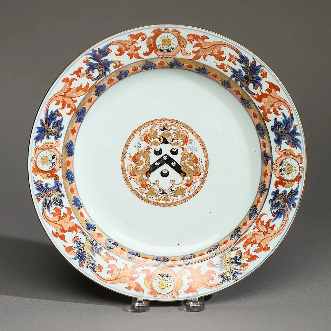 Early Chinese Imari Armorial Charger - Walker