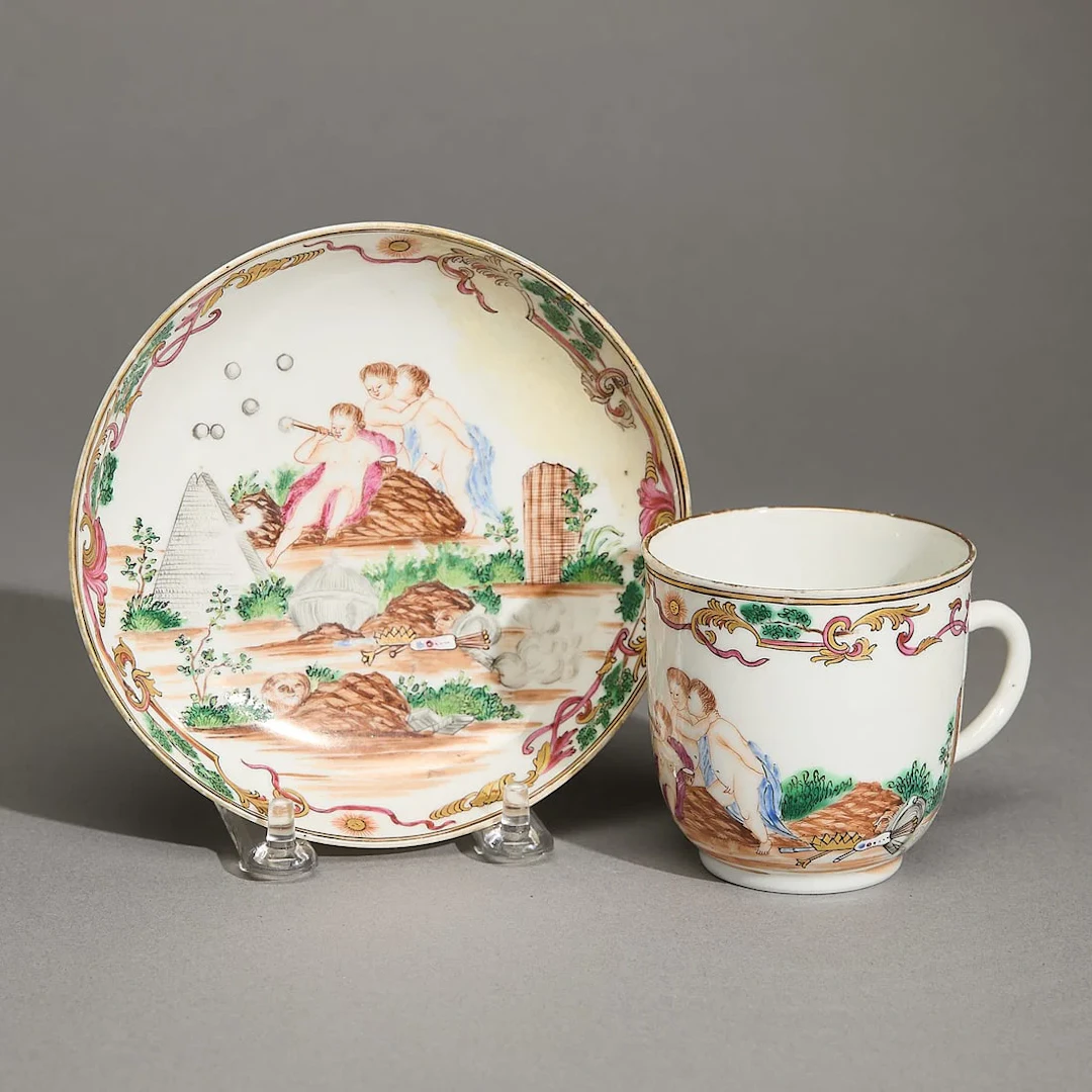 Export European Subject Coffee Cup & Saucer