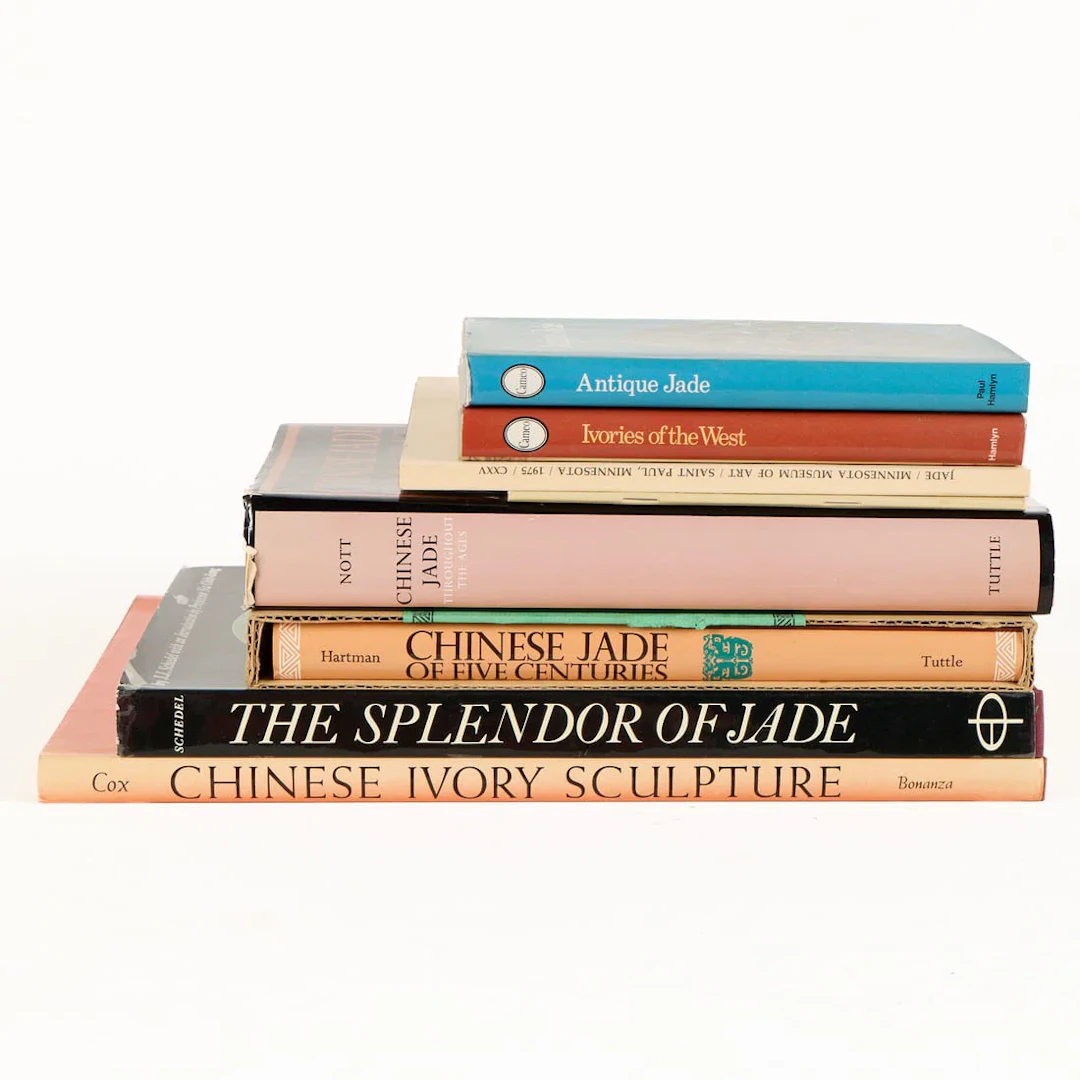 8 Asian Art Chinese Jade Reference Books