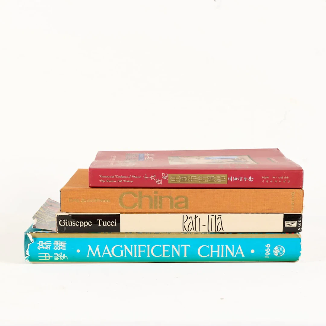 4 Lrg Asian Art Coffee Table Reference Books