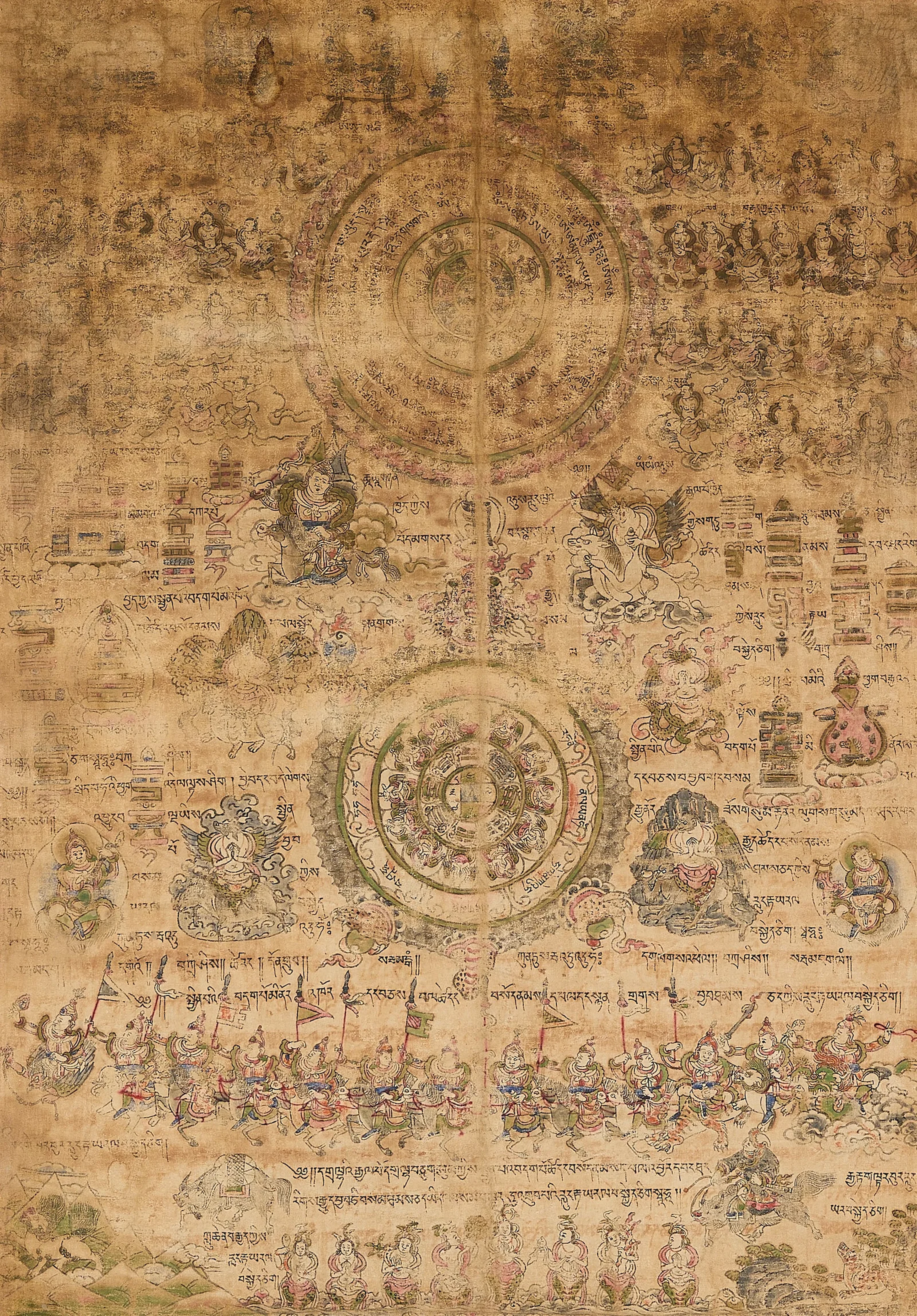 Tibetan Sidpaho Astrological Thangka