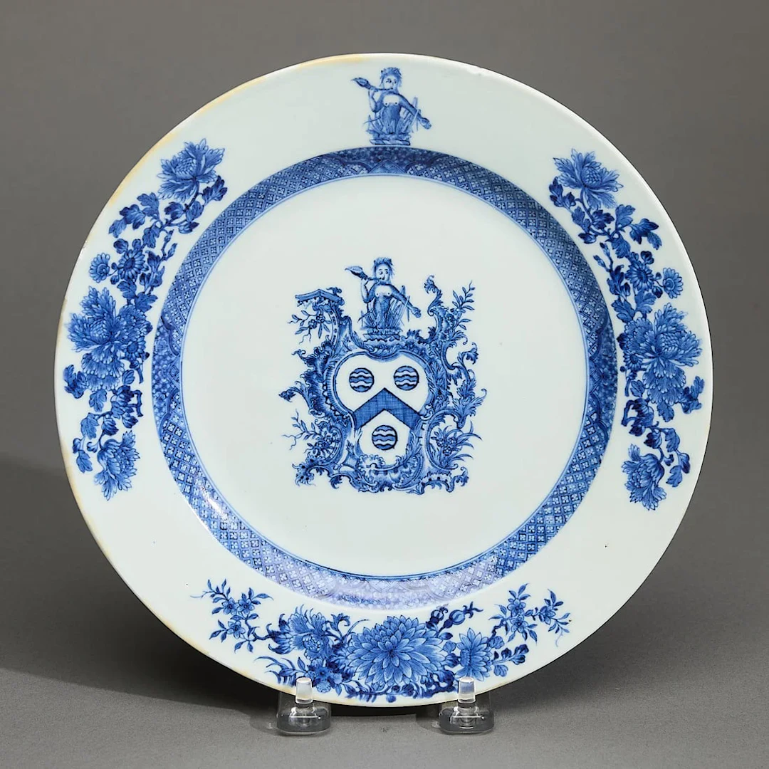 Chinese Export Armorial Plate - Sykes