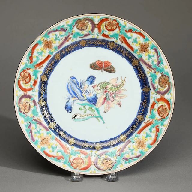 After Maria Merian Botanical Plate