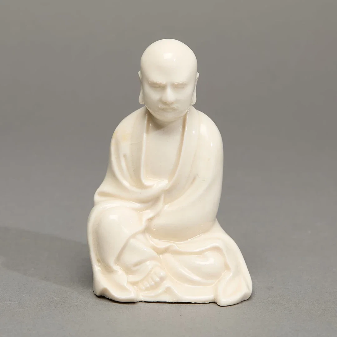 Chinese Blanc de Chine Porcelain Bodhidharma
