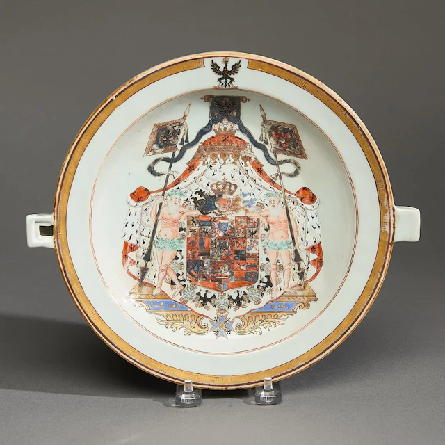 Armorial Frederick the Great Hot Water Plate