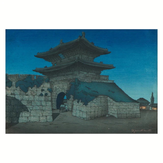 Elizabeth Keith "East Gate" Woodblock Print 1920
