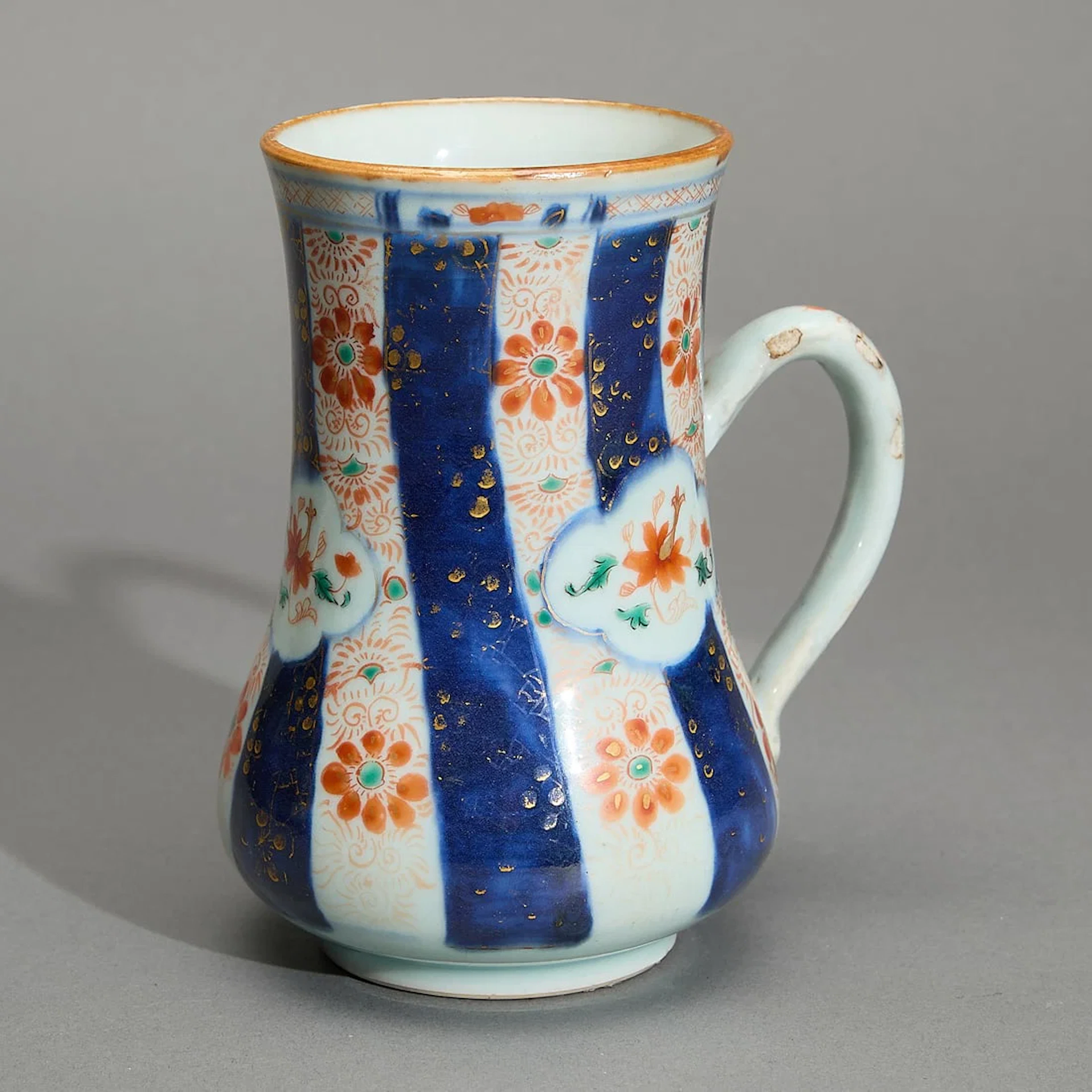 Chinese Export Verte Imari Mug