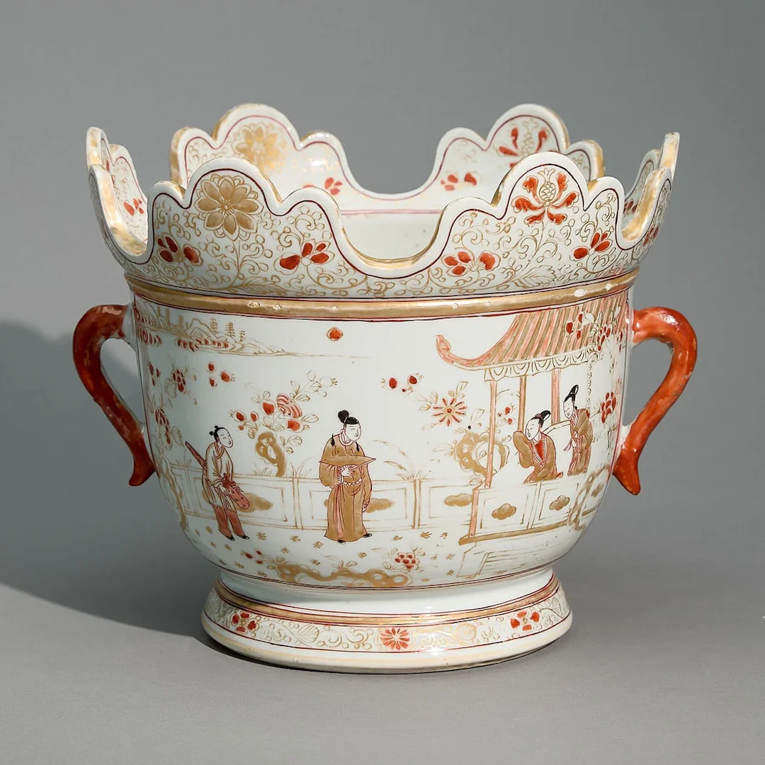 Chinese Export Iron-Red & Gilt Monteith