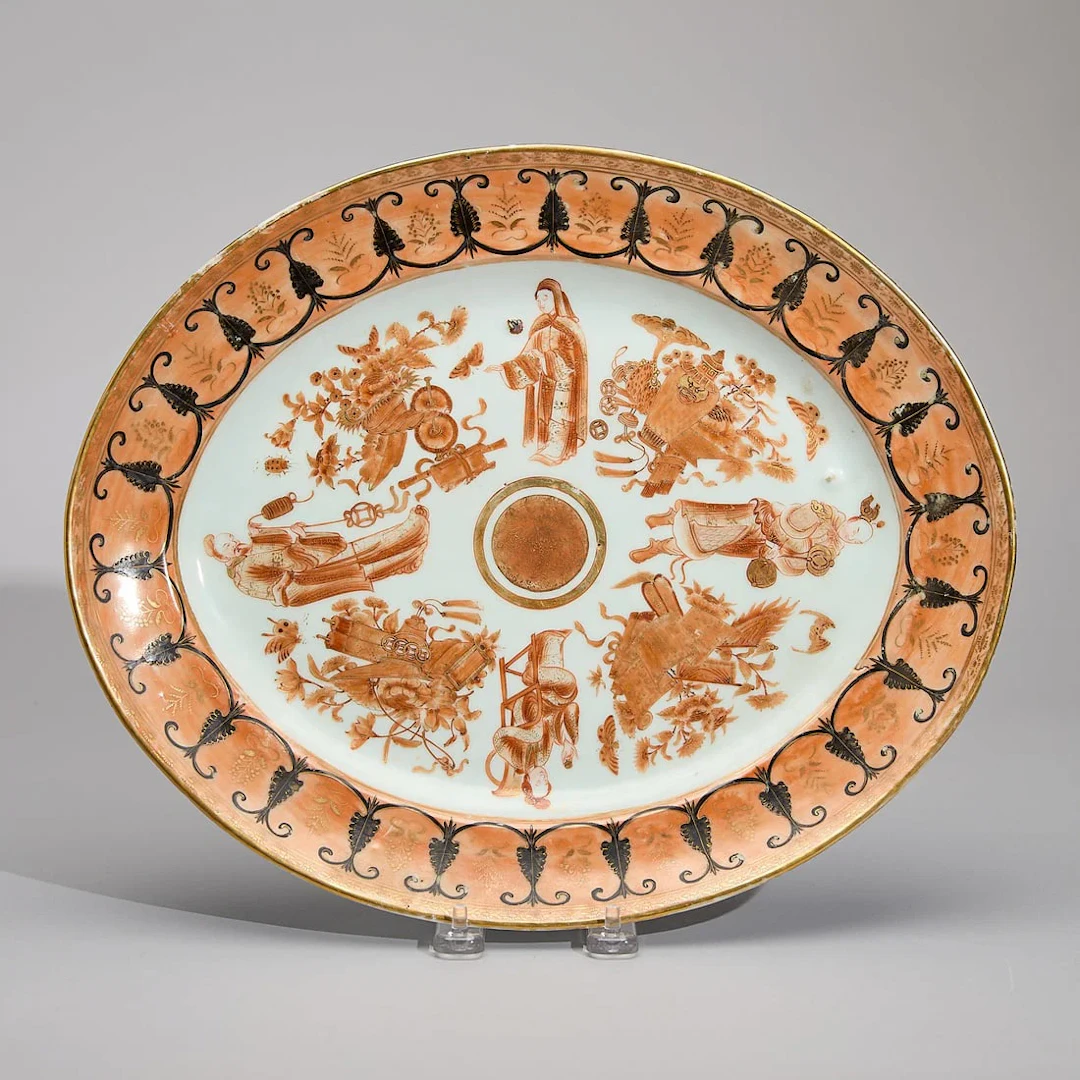 Chinese Export American Market Platter