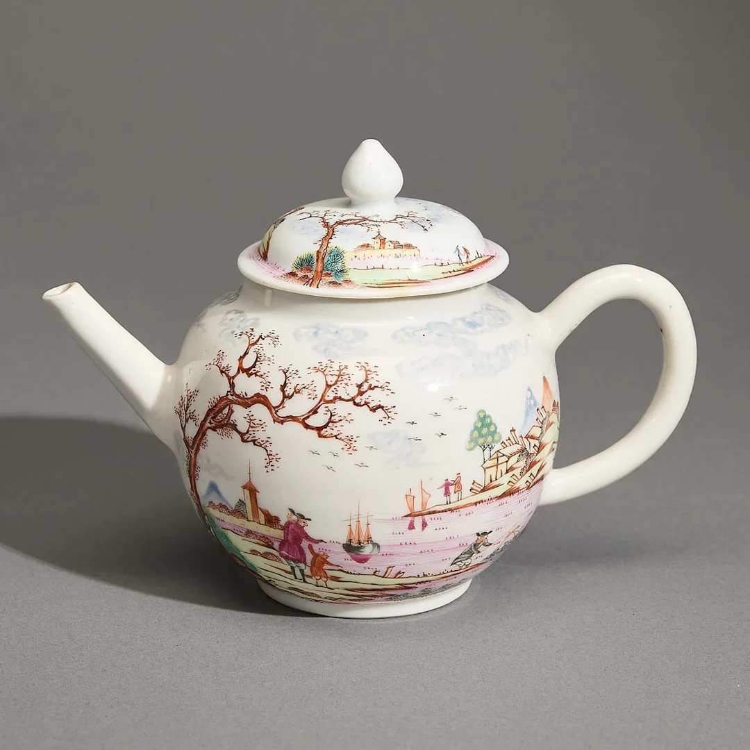 Chinese Export Meissen Style Teapot