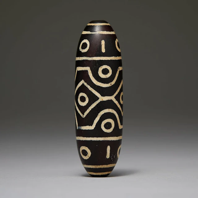 Tibetan Agate Dzi Bead