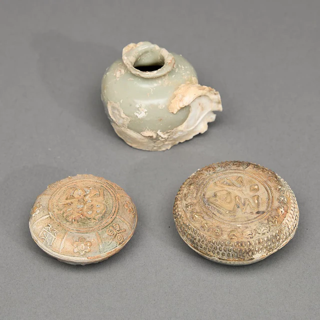 3 Pcs Chinese Hatcher Cargo Shipwreck Ceramics