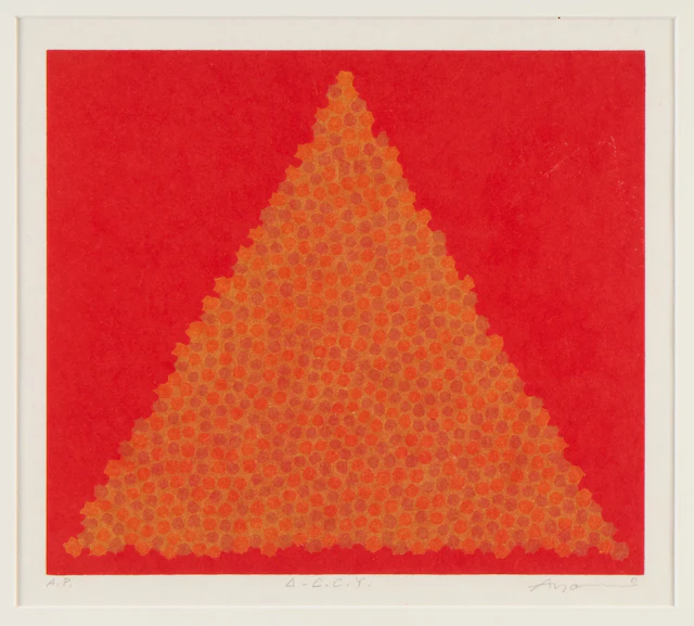 Ayomi Yoshida "? - C.C.Y." Woodblock Print