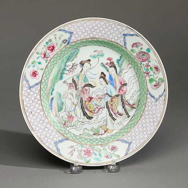 Chinese Export Famille Rose Plate