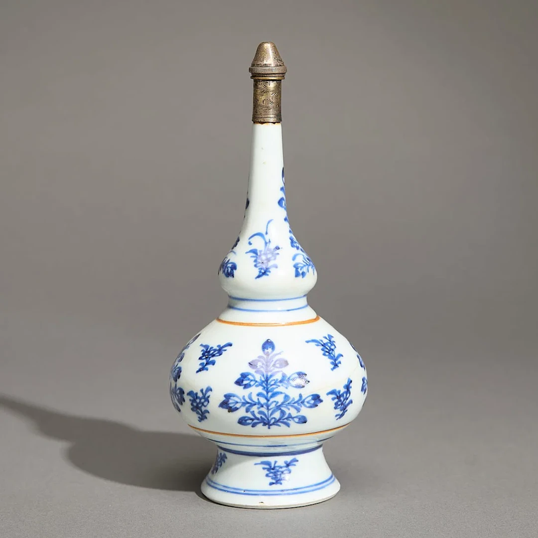 Export Silver-Mounted Porcelain Sprinkler