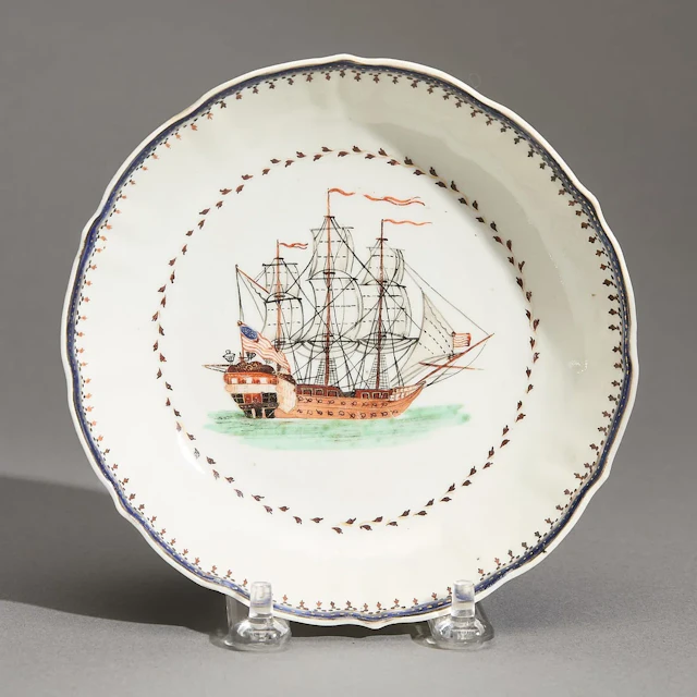 Chinese Export American Market Saucer