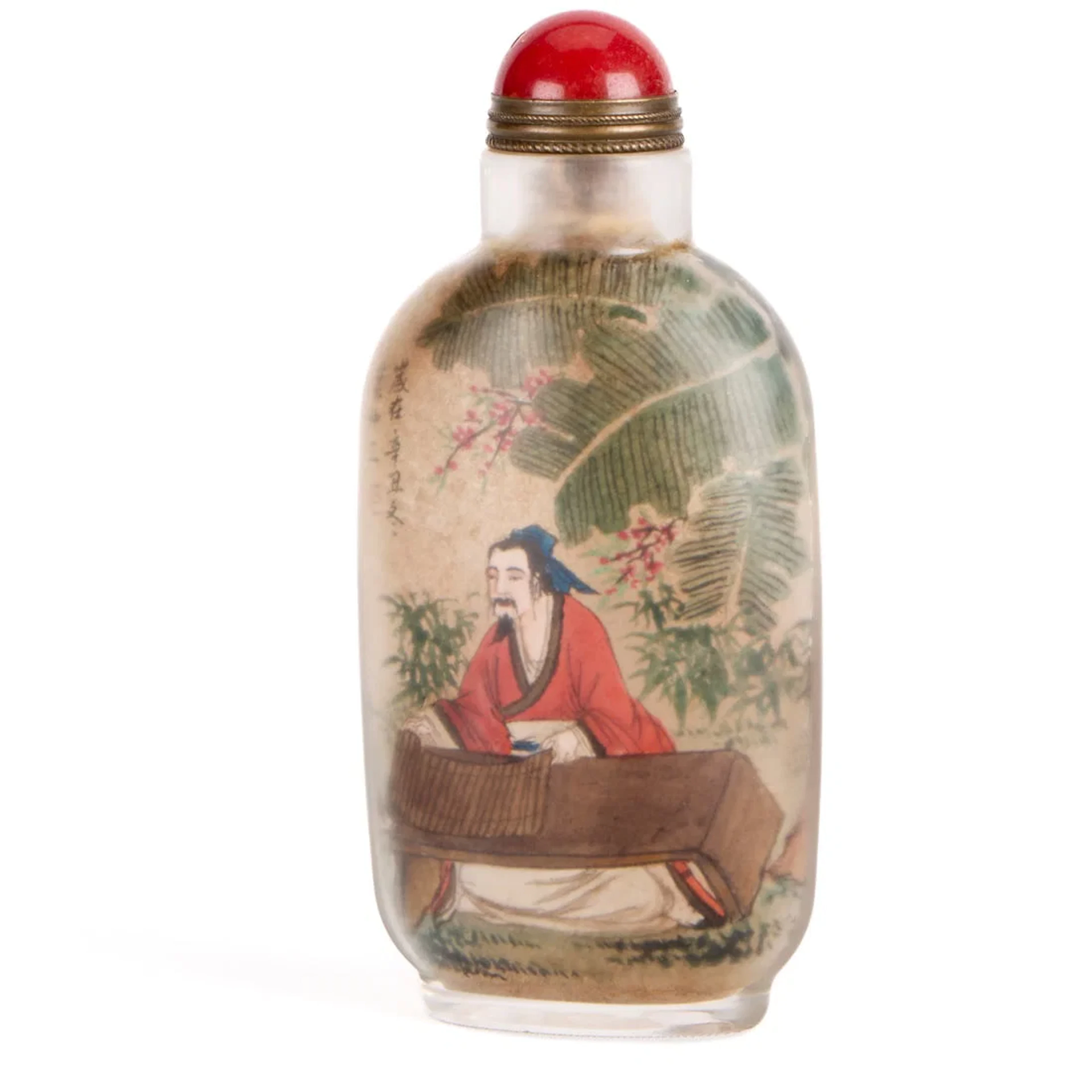 Ye Zhongshan Interior-Painted Glass Snuff Bottle