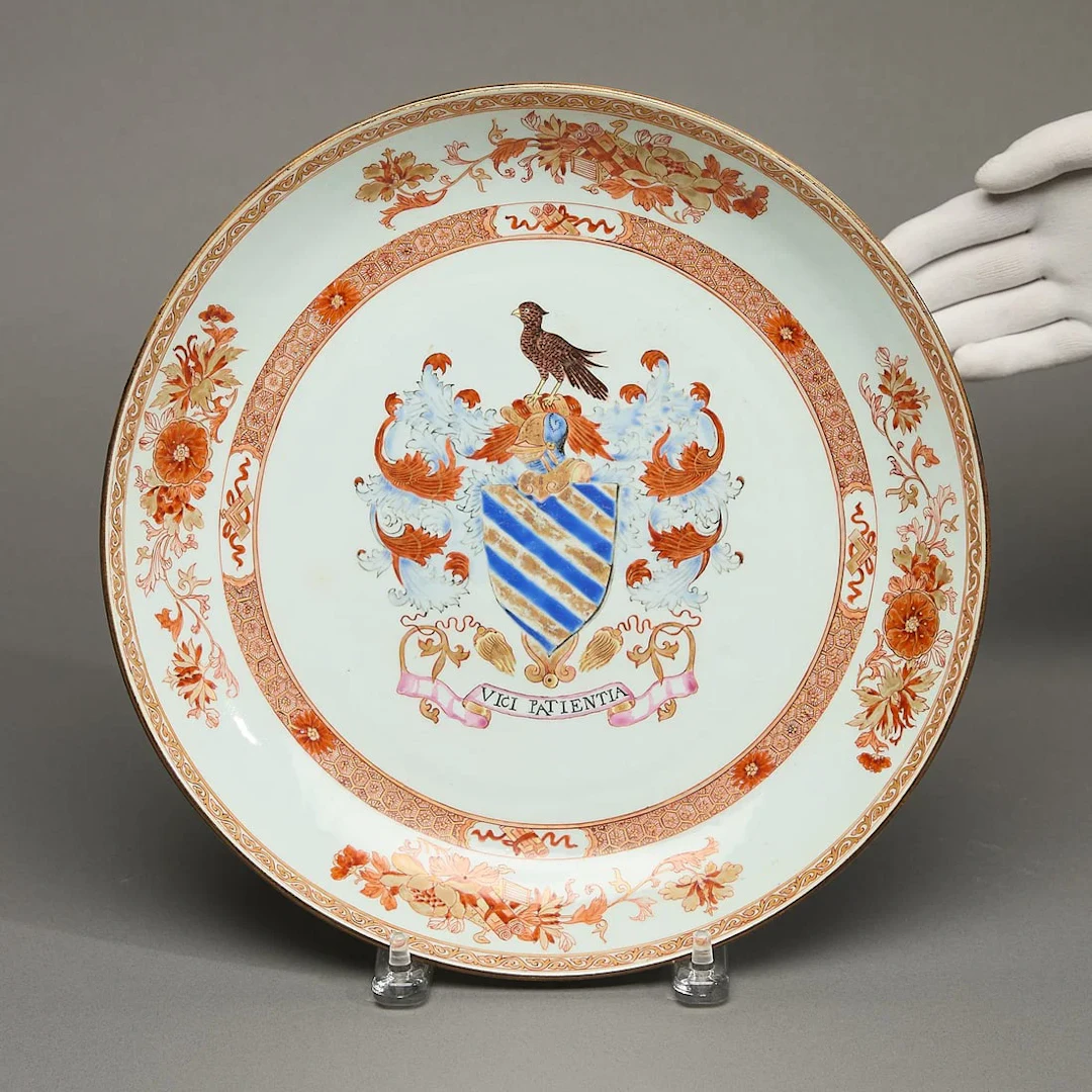 Lrg Chinese Export Saucer Dish - Mountford