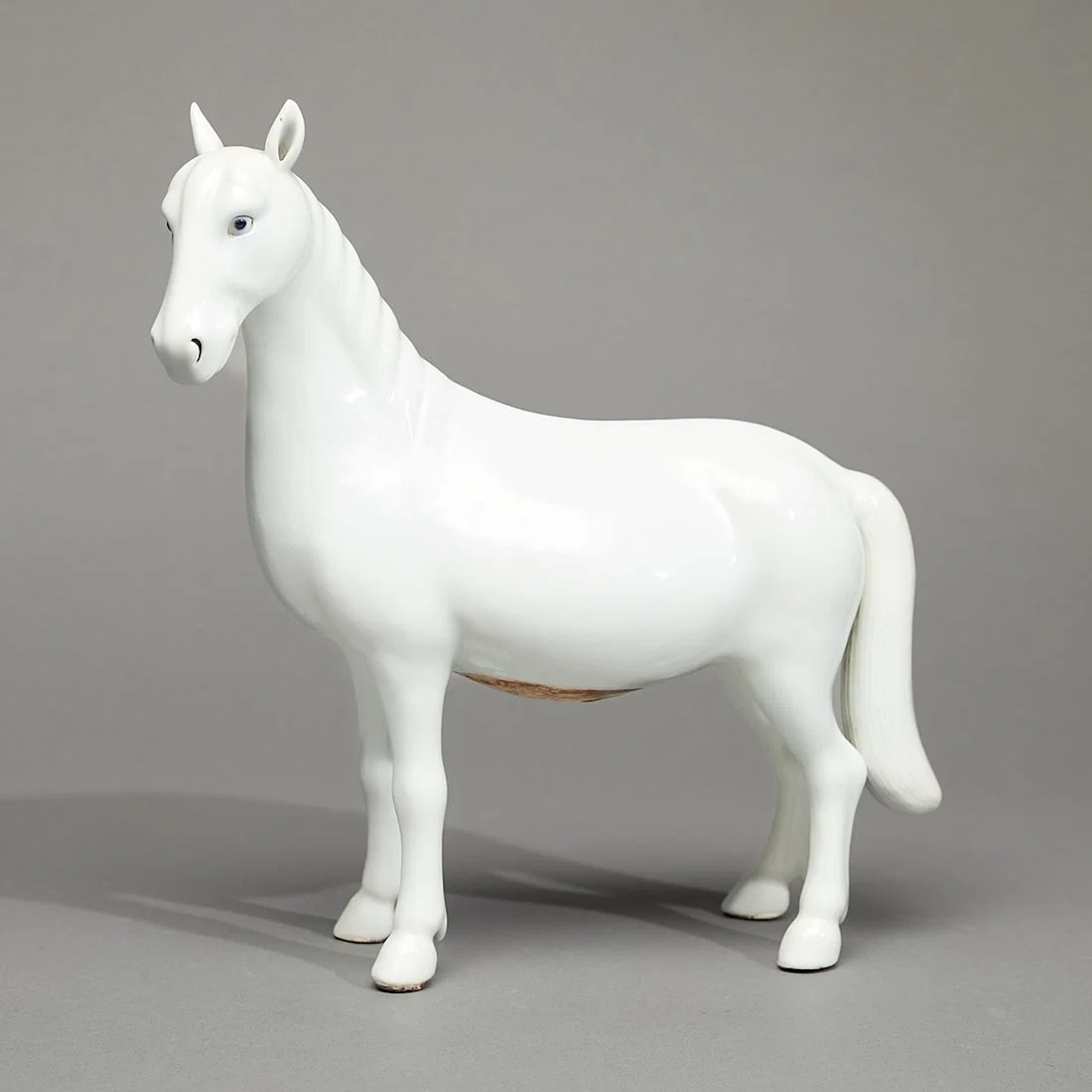 Chinese Export Blanc de Chine Porcelain Horse
