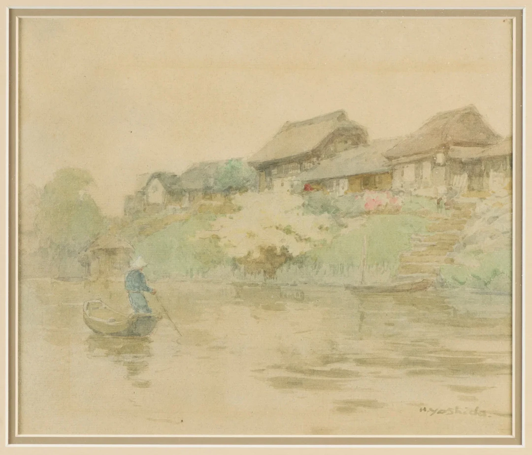 Hiroshi Yoshida Landscape Watercolor Painting