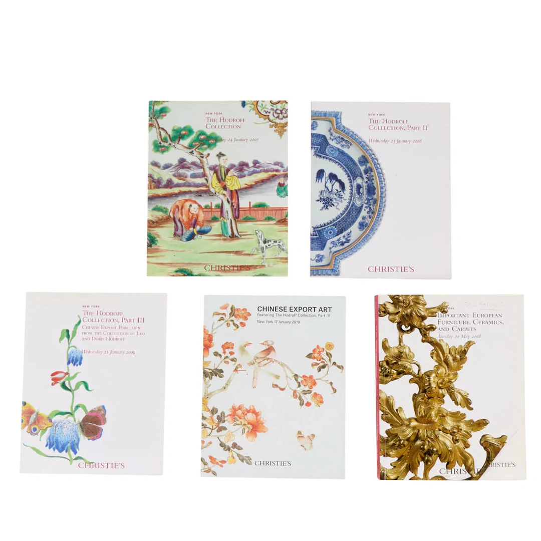 5 Christie's Hodroff Collection Auction Catalogs