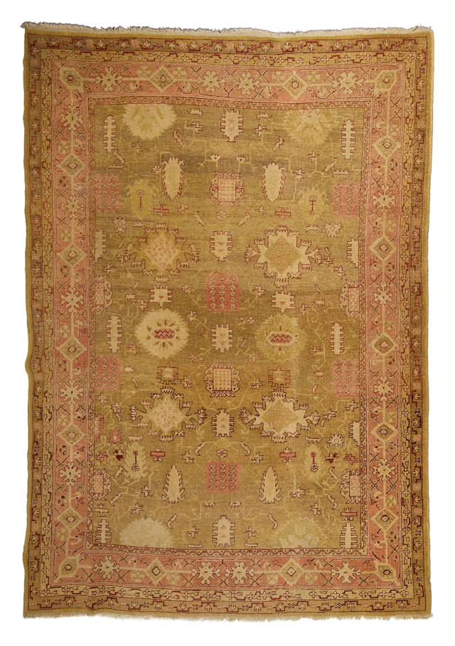 20th c. Amritsar Indian Wool Rug 12'4"x8'10"