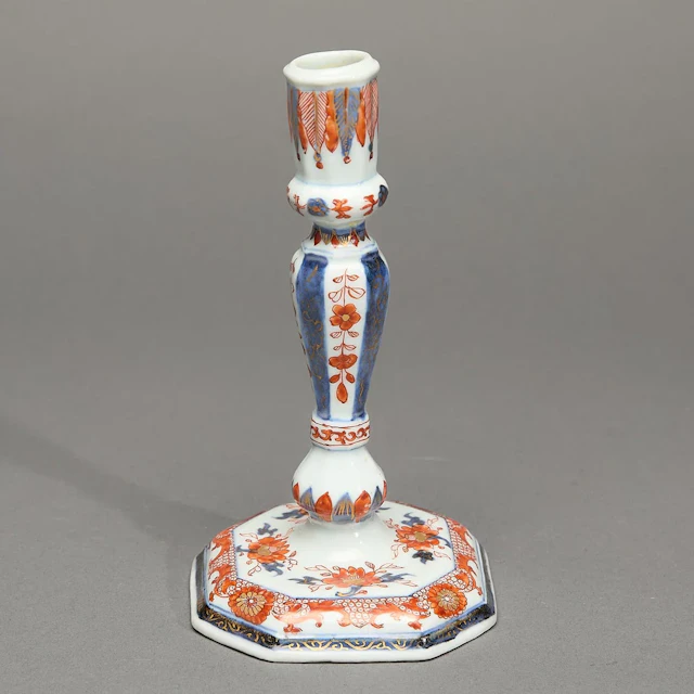 Chinese Export Imari Candlestick
