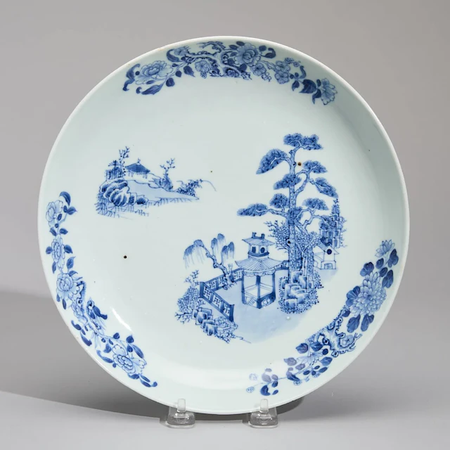 Chinese Export Nanking Cargo Porcelain Plate