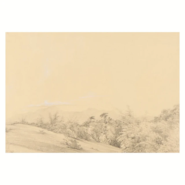 William Daniell "The Mulch" Landscape Drawing