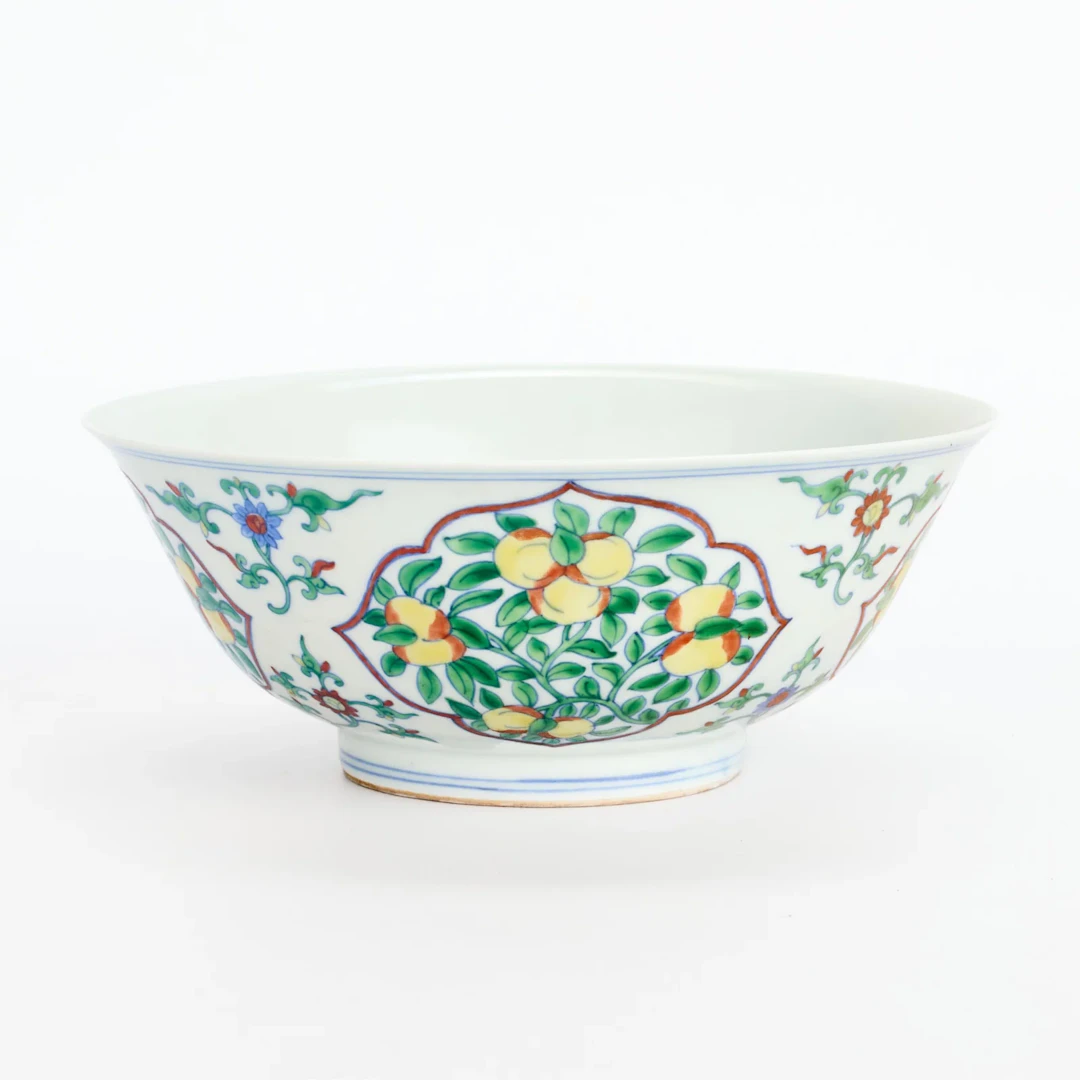 Chinese PRC Porcelain Bowl w/ Pomegranates