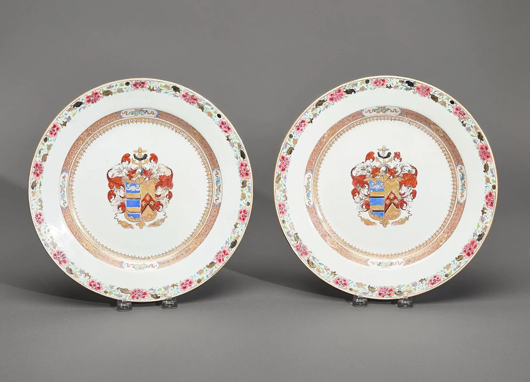 Pr Chinese Armorial Basins - Mertins/Peck