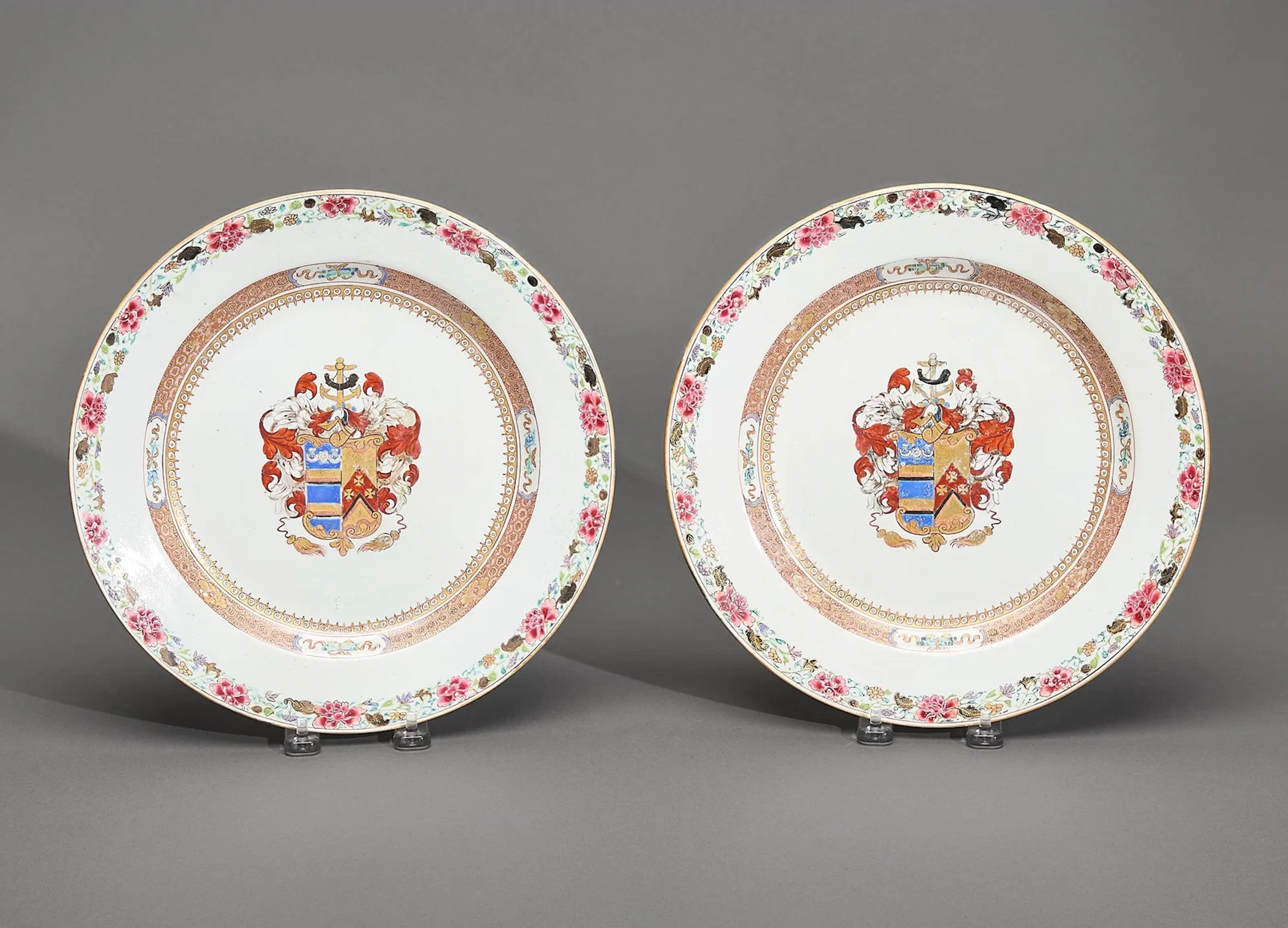 Pr Chinese Armorial Basins - Mertins/Peck