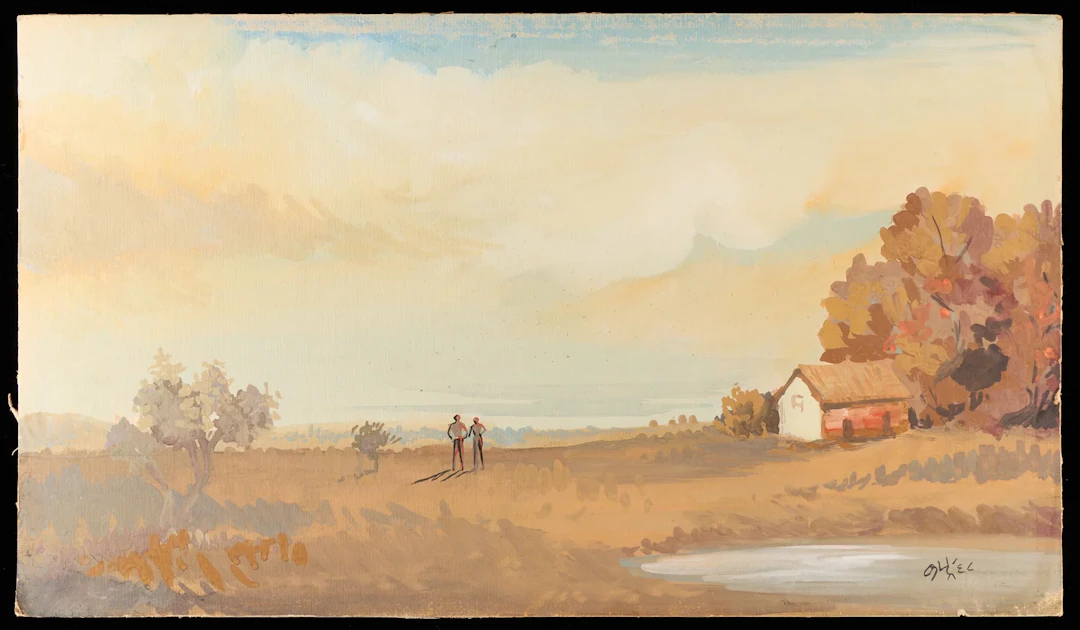 Attr. Narayan Shridhar Bendre Gouache Painting