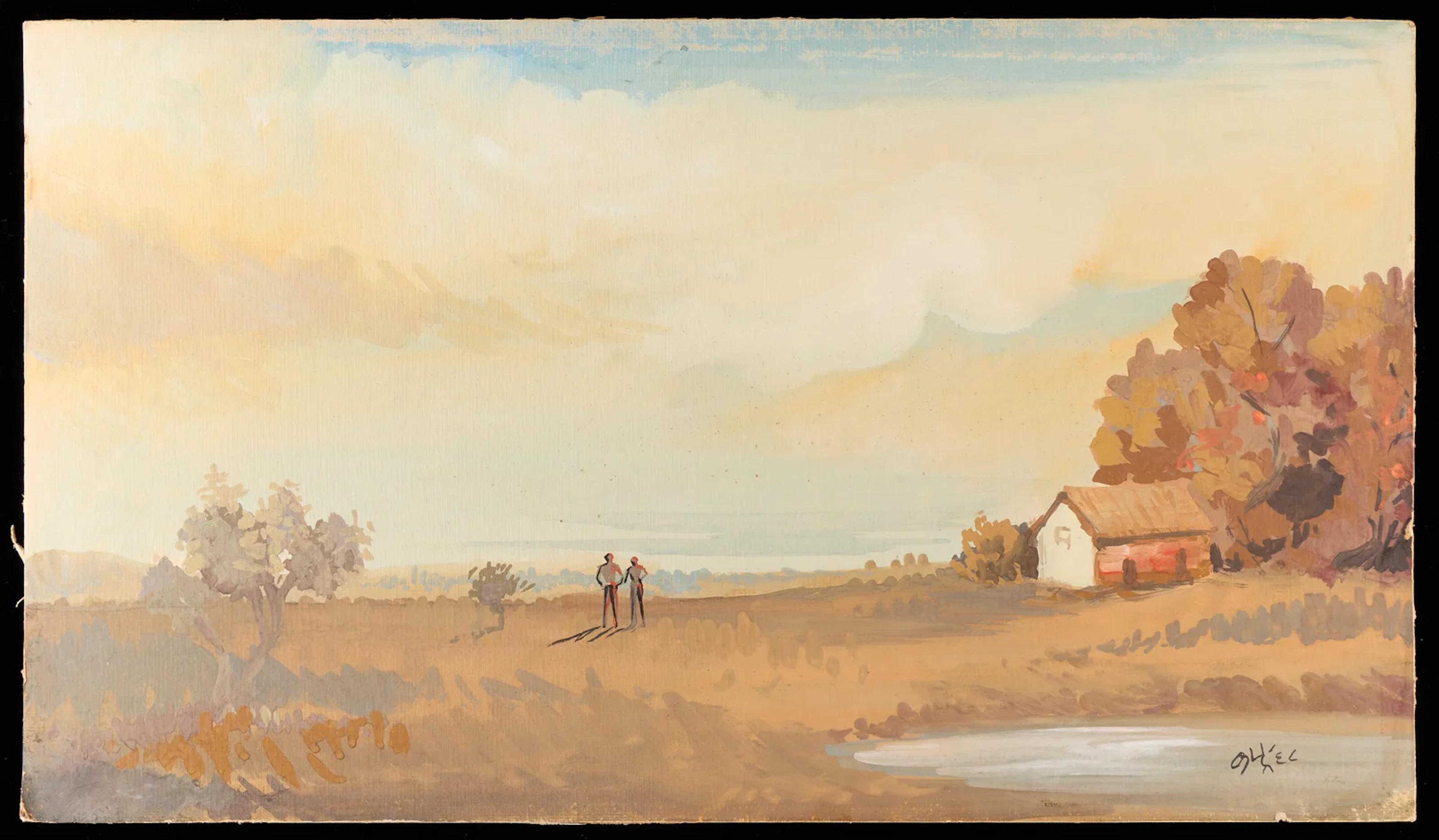 Attr. Narayan Shridhar Bendre Gouache Painting