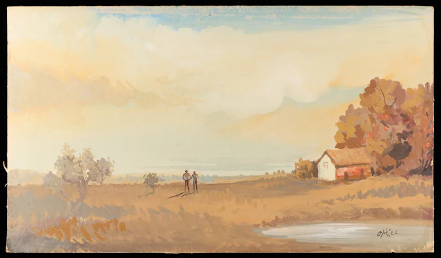 Attr. Narayan Shridhar Bendre Gouache Painting