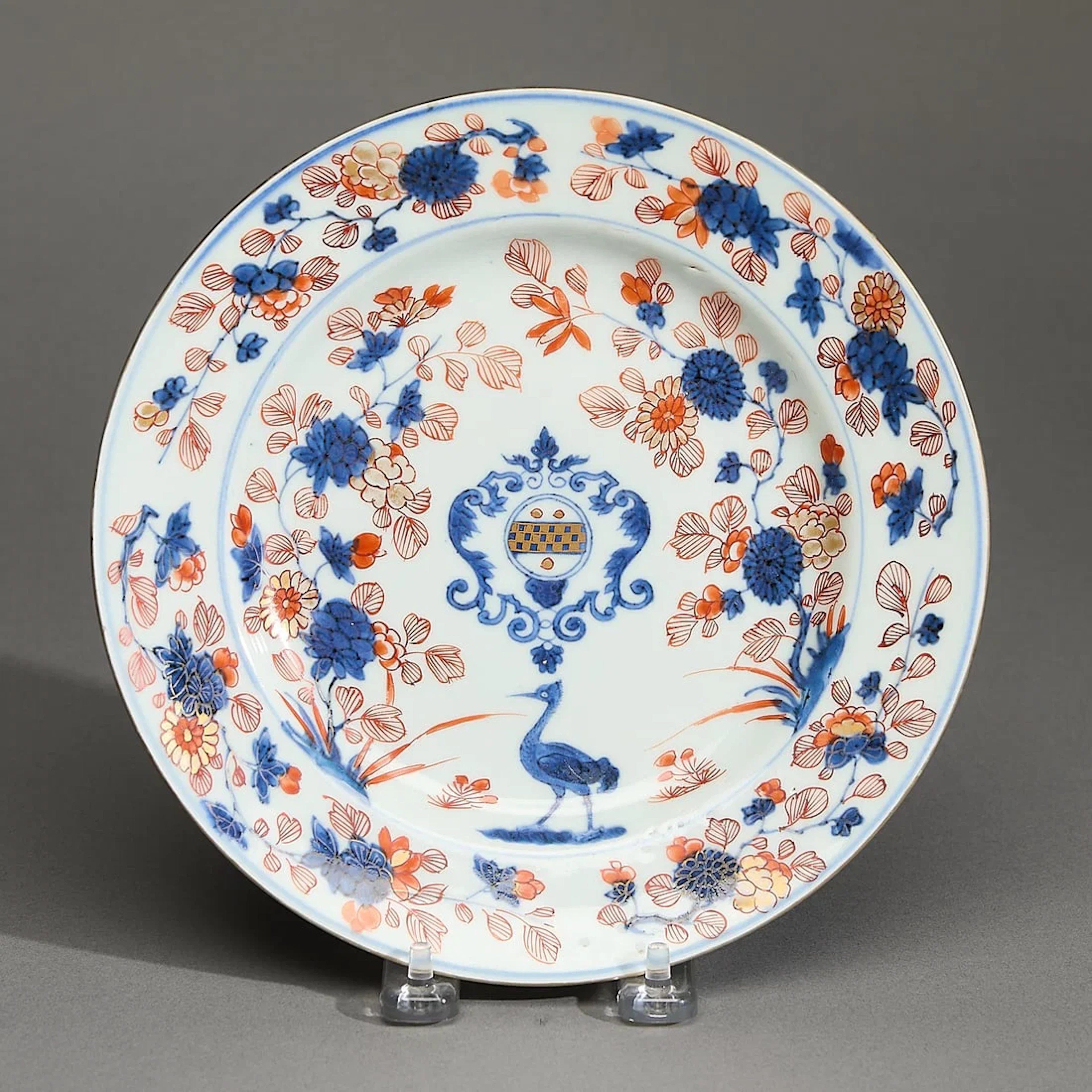 Rare & Early Chinese Armorial Plate Pitt of Dorset