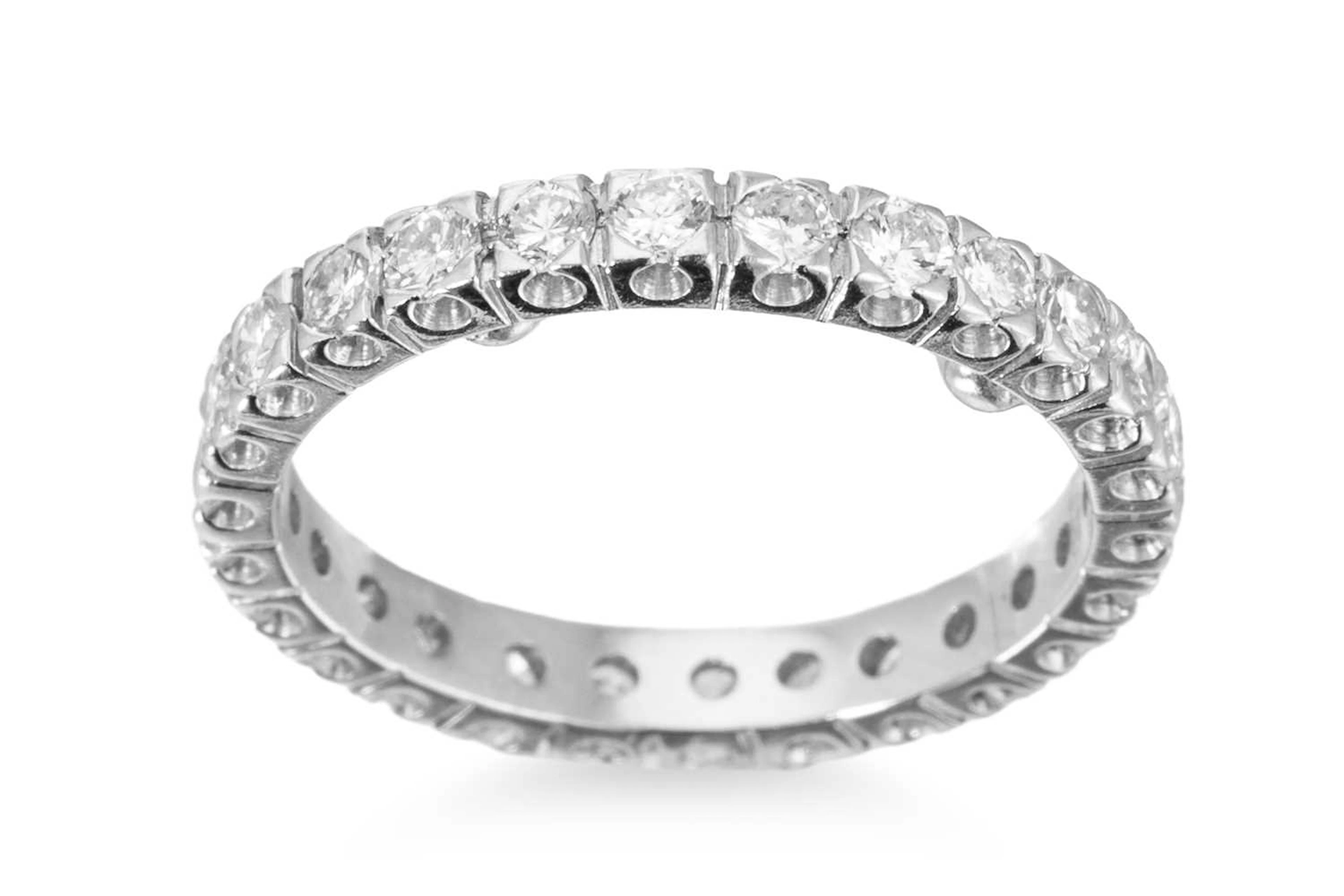A DIAMOND FULL BANDED ETERNITY RING