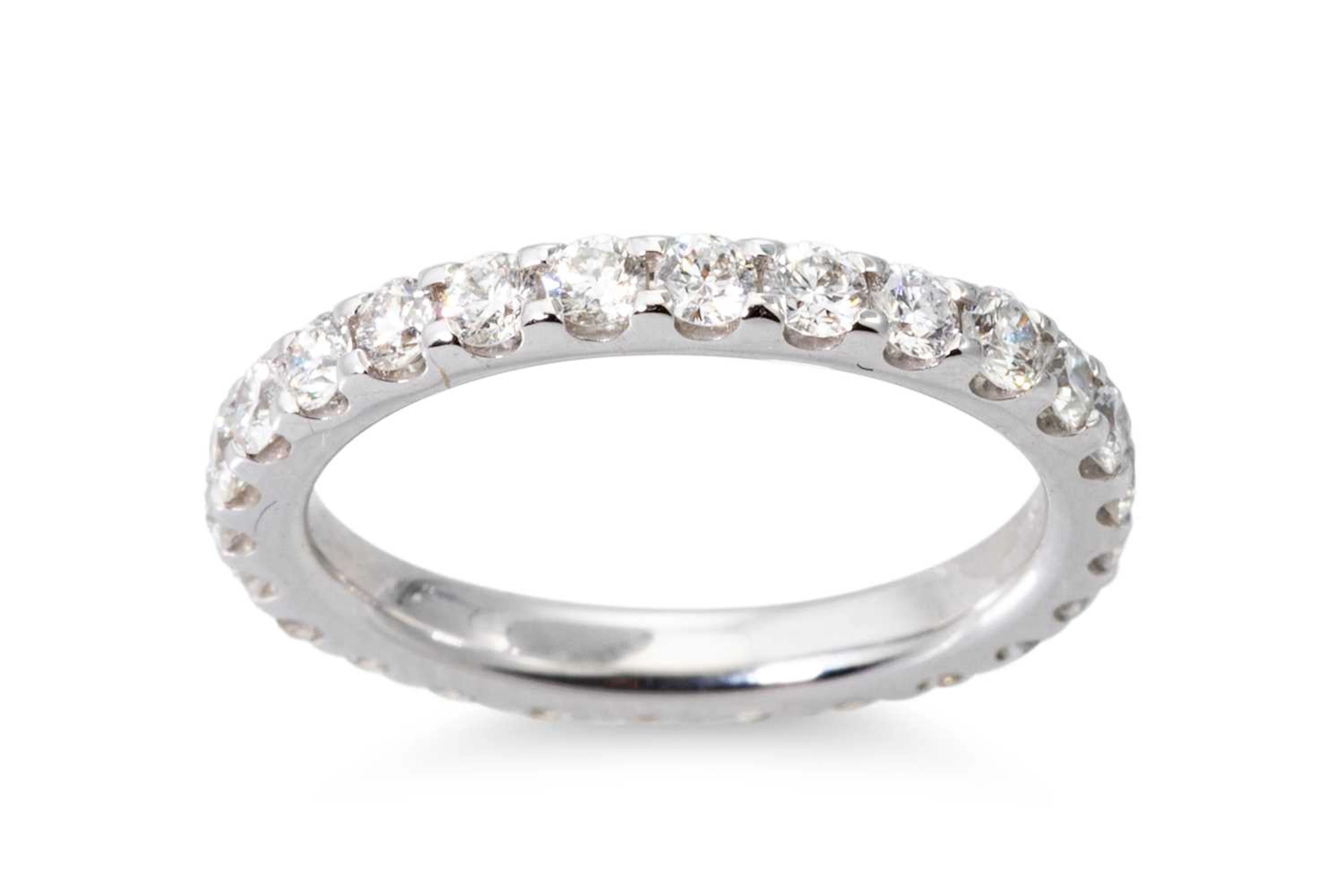 A DIAMOND FULL BANDED ETERNITY RING