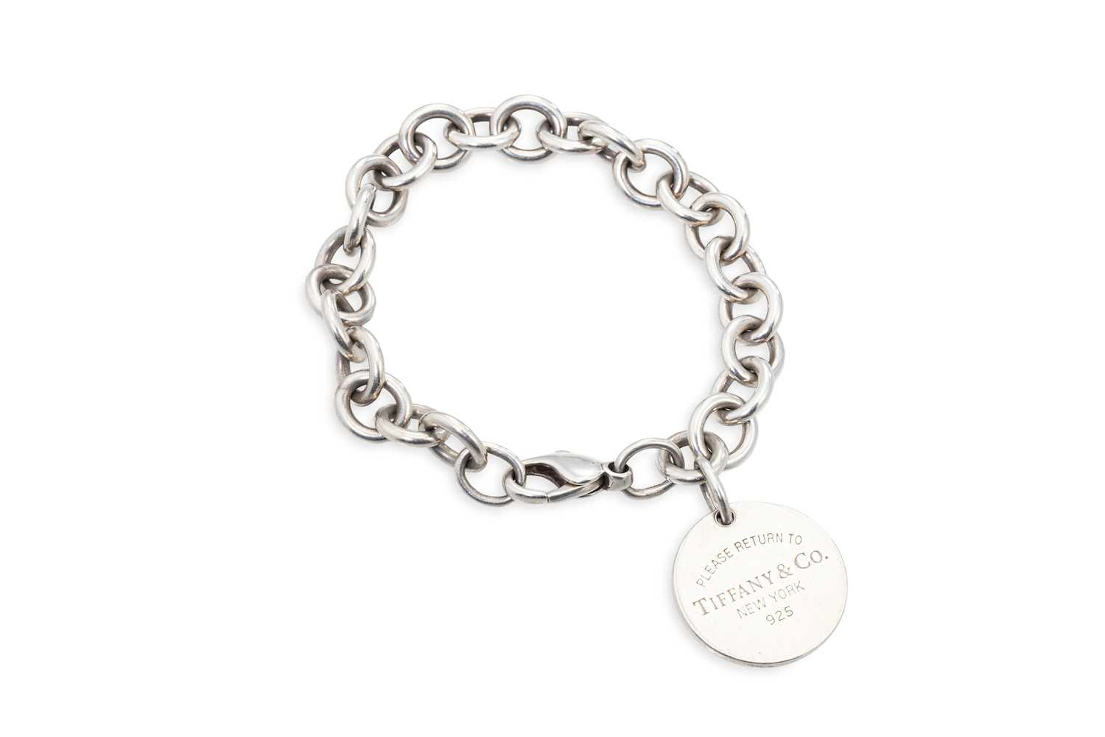 A STERLING SIVLER (.925) OPEN LINK BRACELET