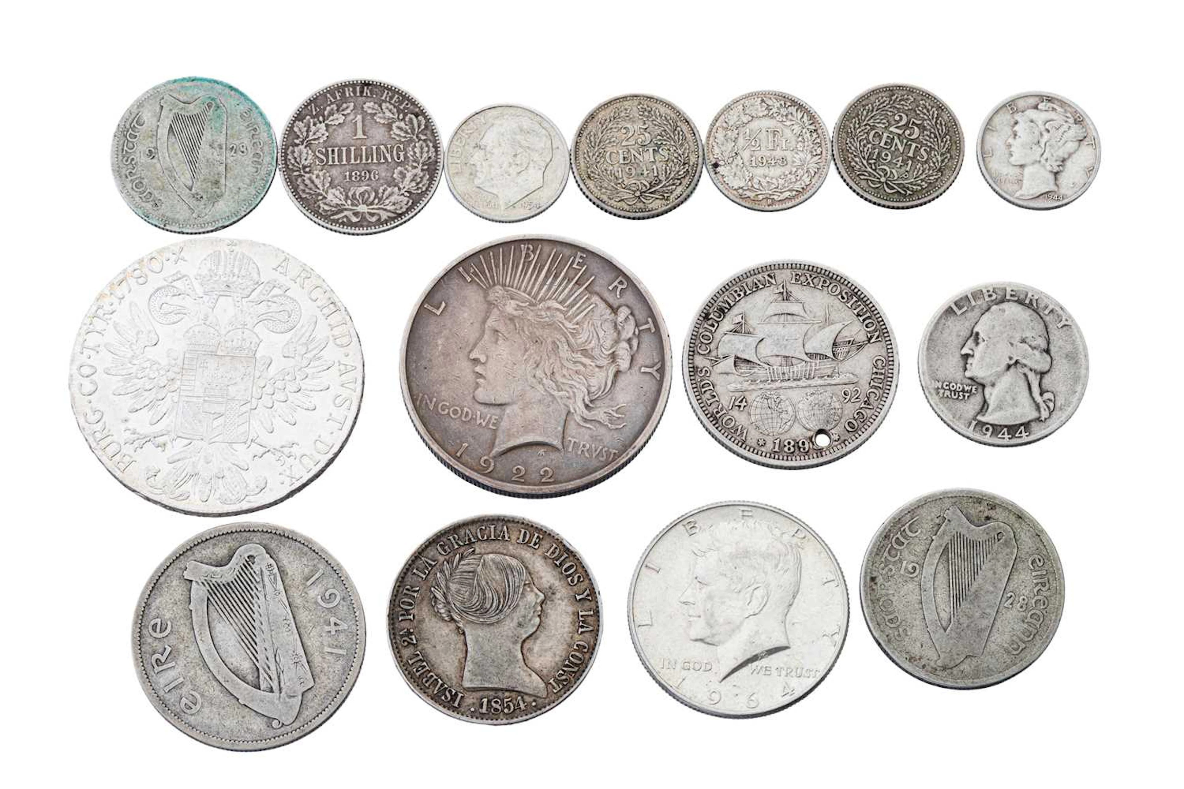 A COLLECTION OF 75% TO 90% AMERICAN