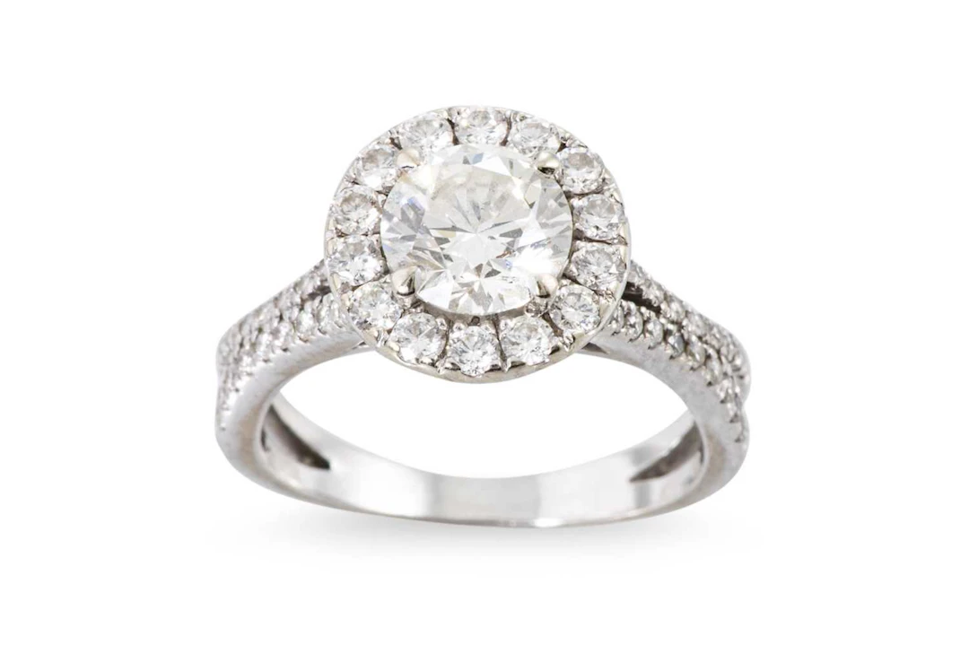 A DIAMOND SOLITAIRE RING