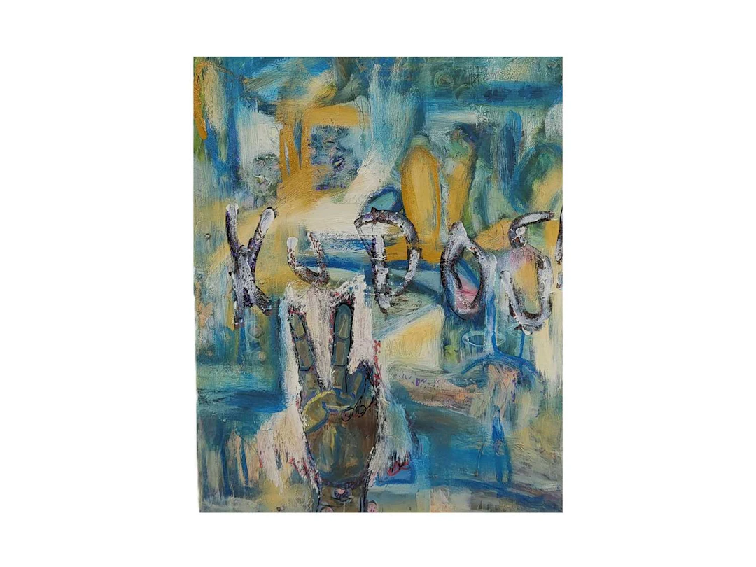 ANTHONY O'GRADY (Irl Contemporary) "Kudos" oil on canvas