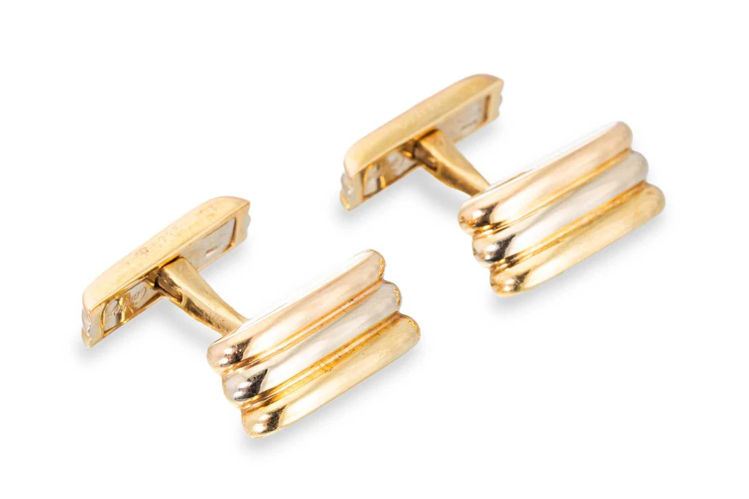 A PAIR OF CARTIER CUFFLINKS